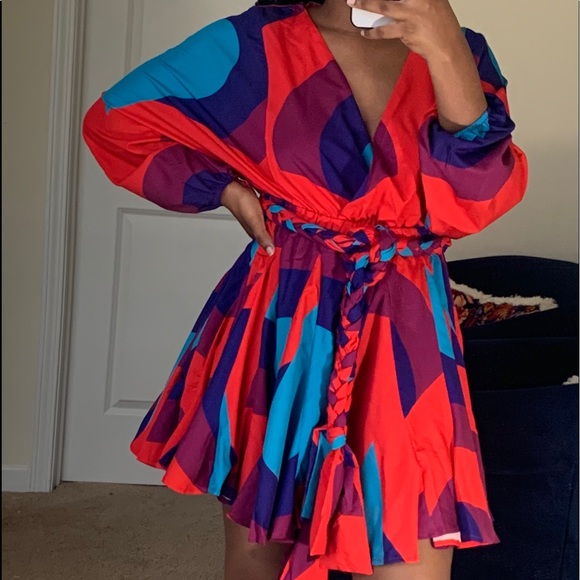 L’ATISTE Multi Color Mini Dress - Picture 7 of 10